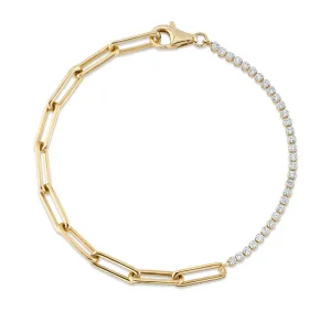 HALF AND HALF BRACELET