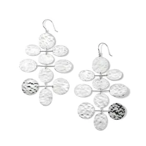 Ippolita Sterling Classico Hammered Disc Statement Earrings