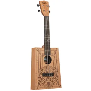 Kala Cigar Box Concert Ukulele - Art Deco