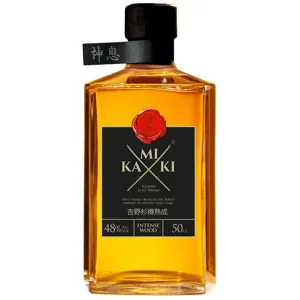 Kamiki Intense Japanese Maltage Finished in Cedar Cask Intense Wood Whiskey 750 ml