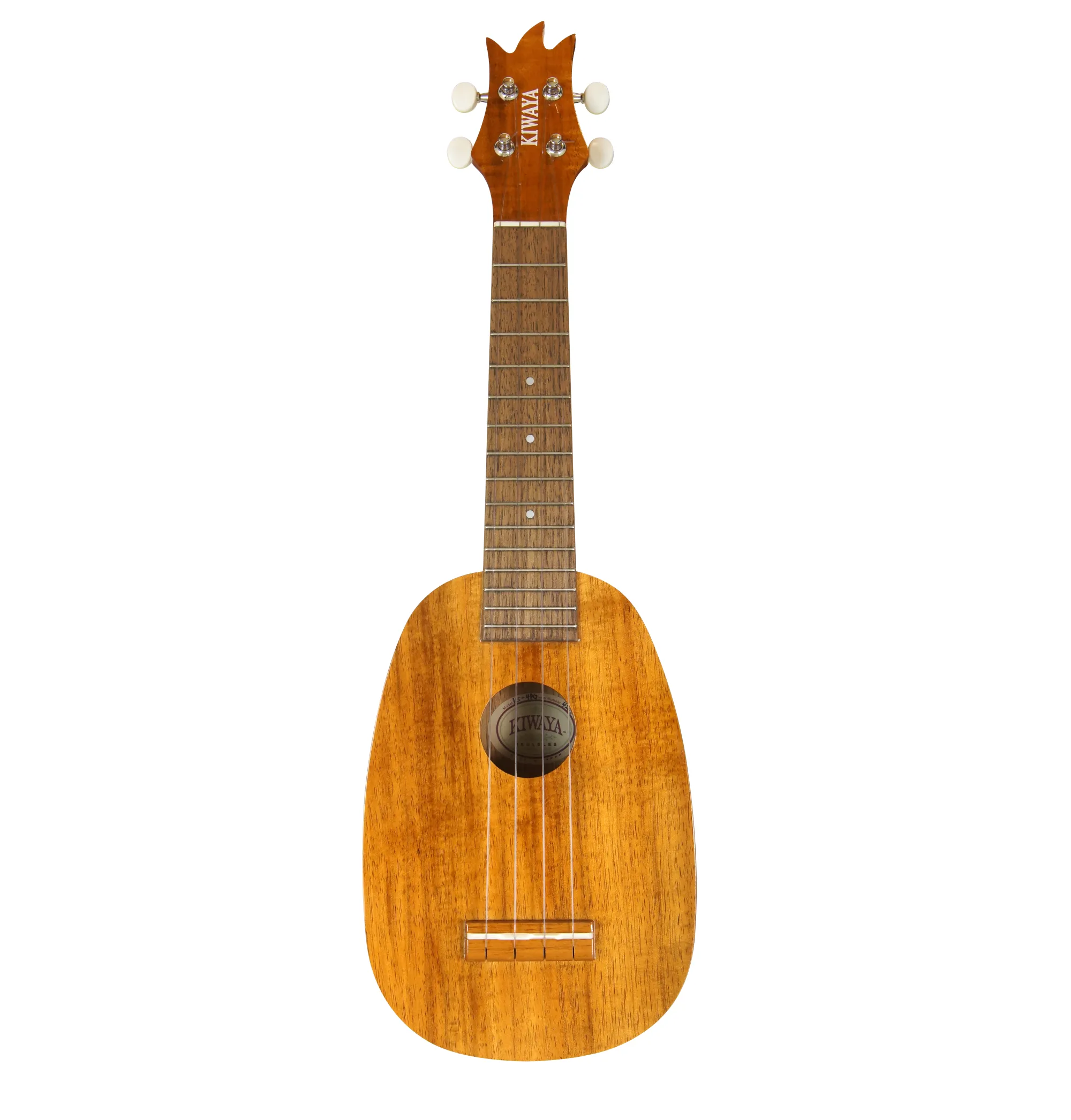 Kiwaya Eco Series Hawaiian Koa Soprano Pineapple Ukulele KS-4PG