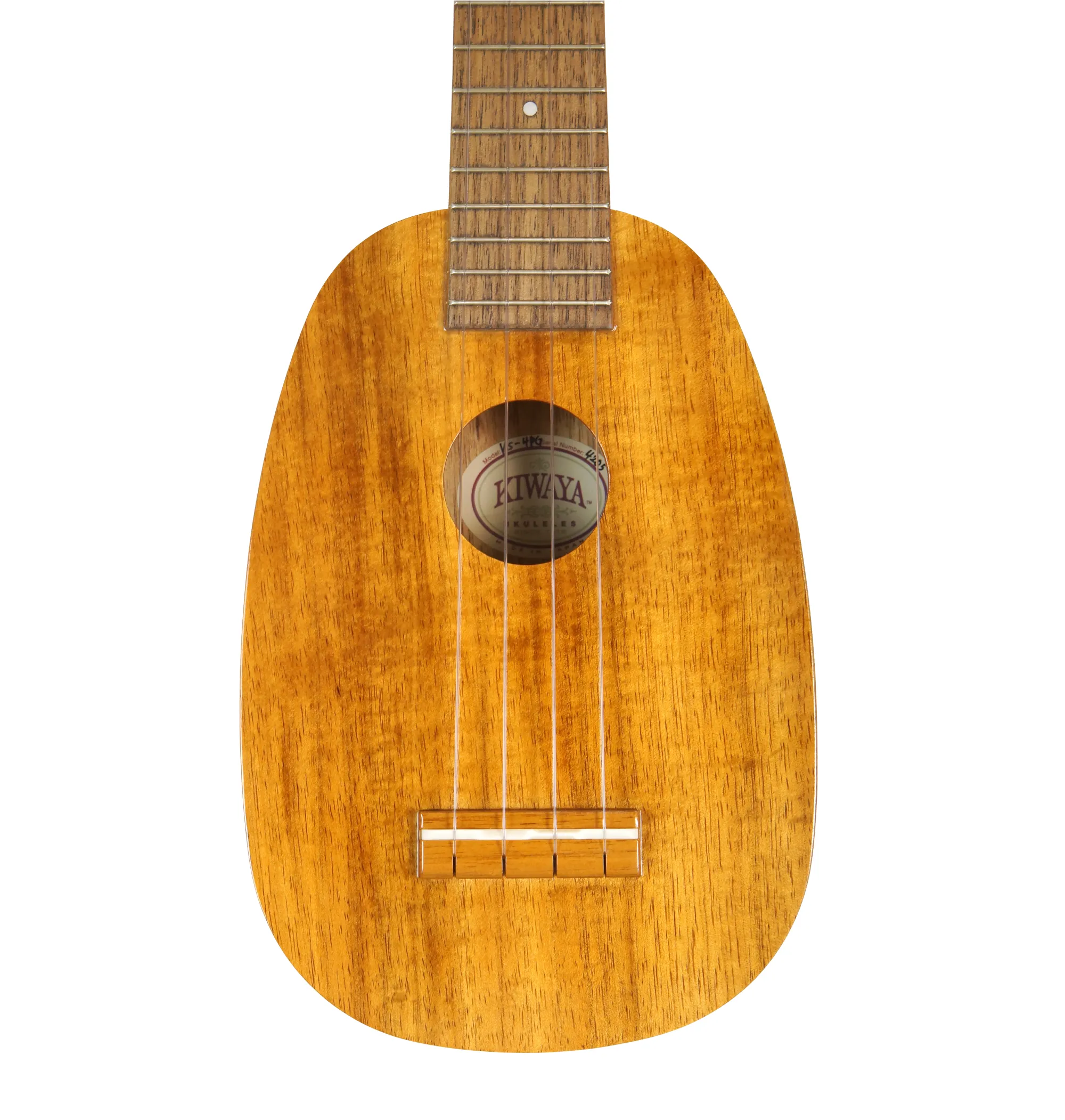 Kiwaya Eco Series Hawaiian Koa Soprano Pineapple Ukulele KS-4PG
