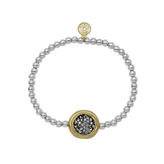 Kristal Dome Stretch Bracelet