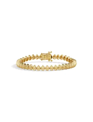 Mandala Petal Tennis Bracelet
