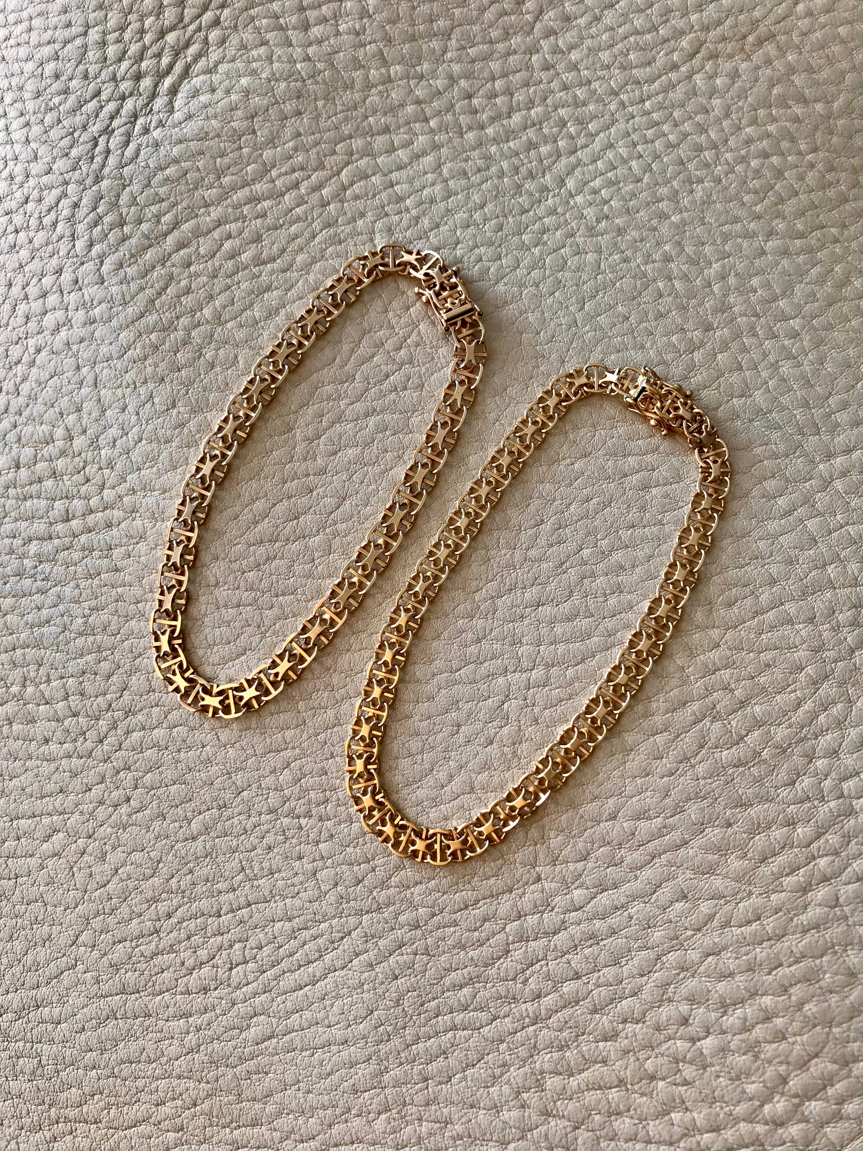 Mattias Bebinni - 18k gold bracelet x-link with bars