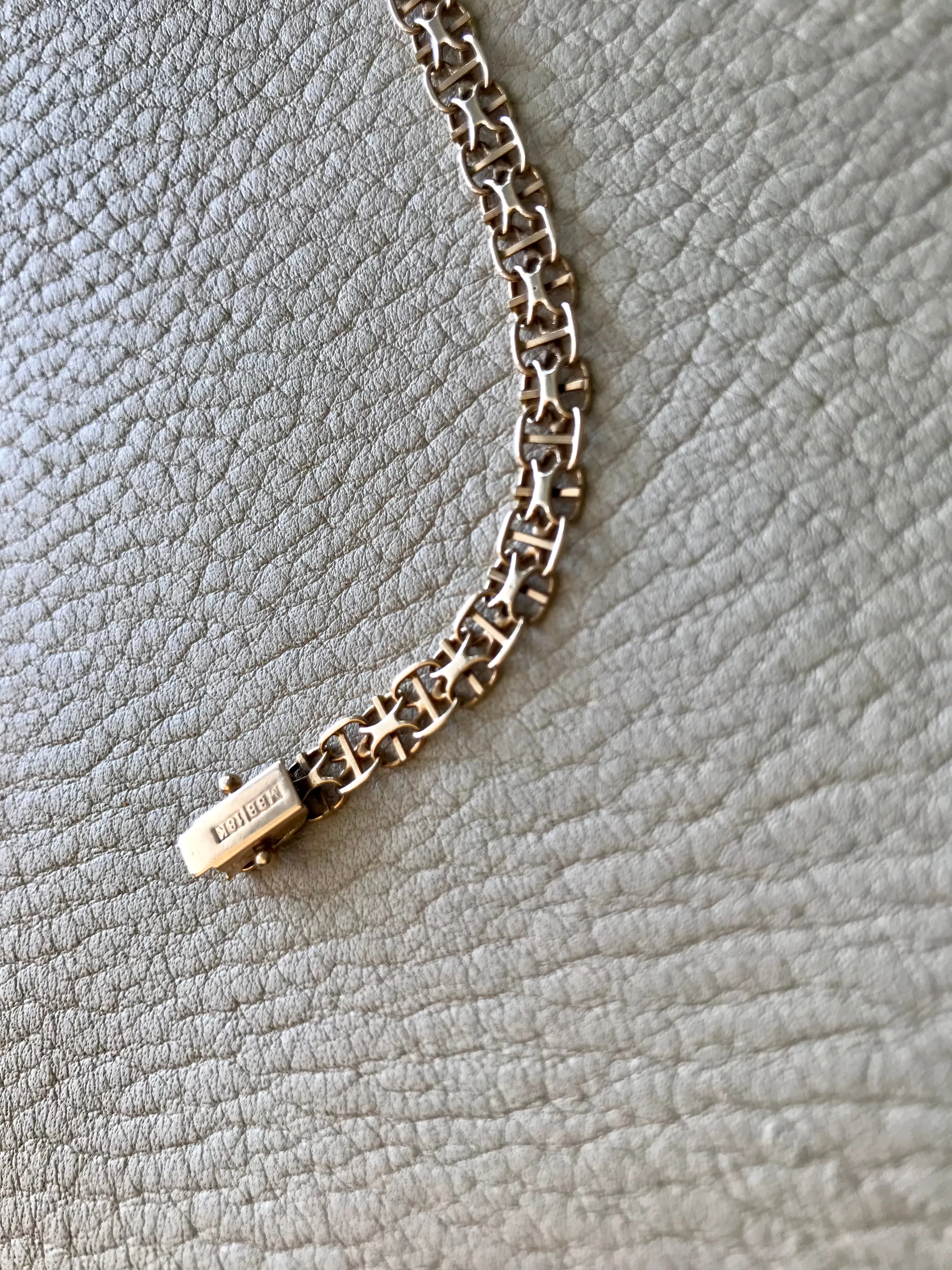 Mattias Bebinni - 18k gold bracelet x-link with bars
