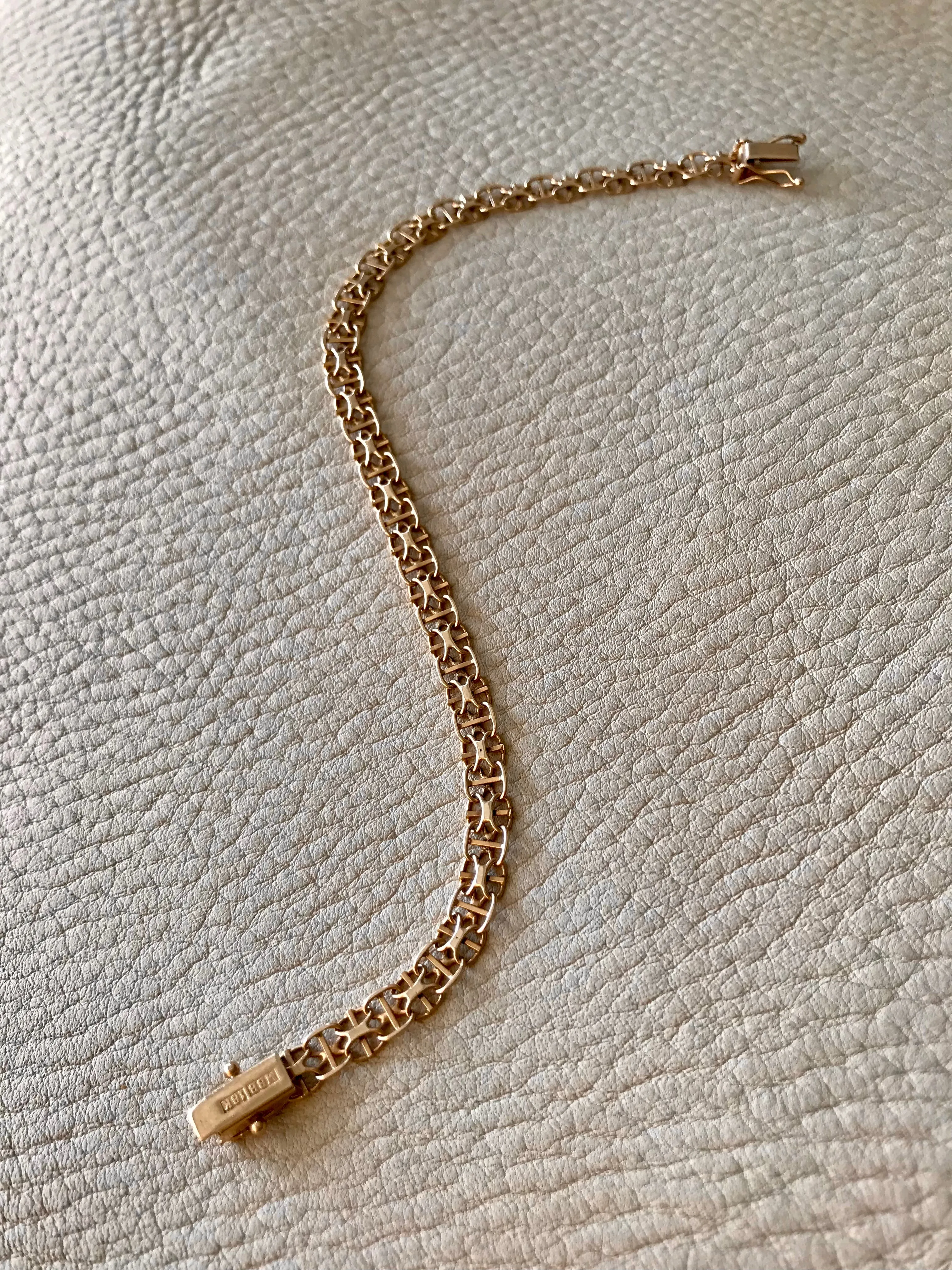 Mattias Bebinni - 18k gold bracelet x-link with bars