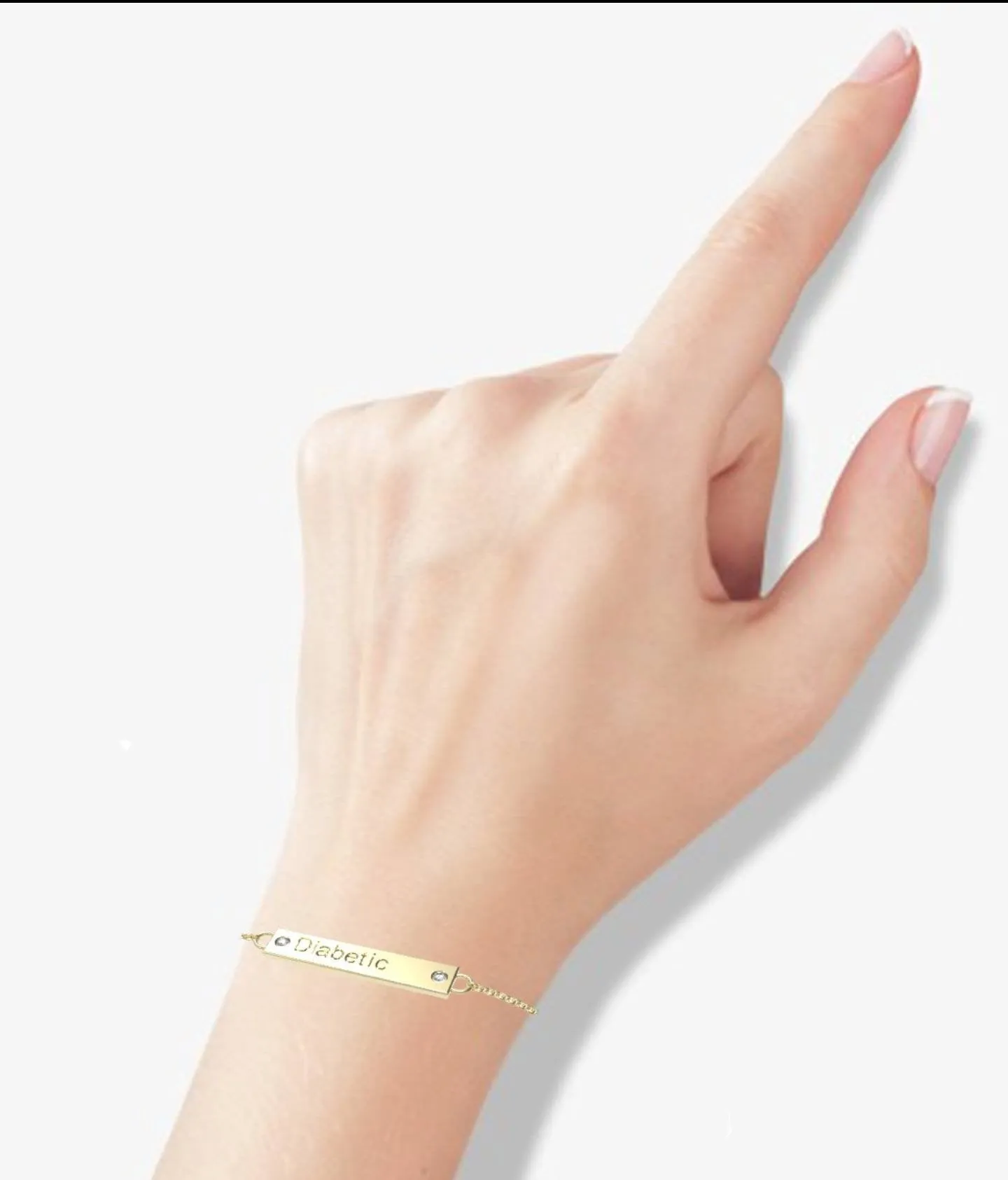 Medical Id Gold Bracelet