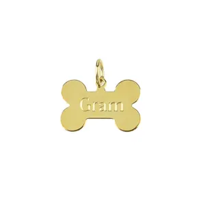 Metal Dog Bone Charm