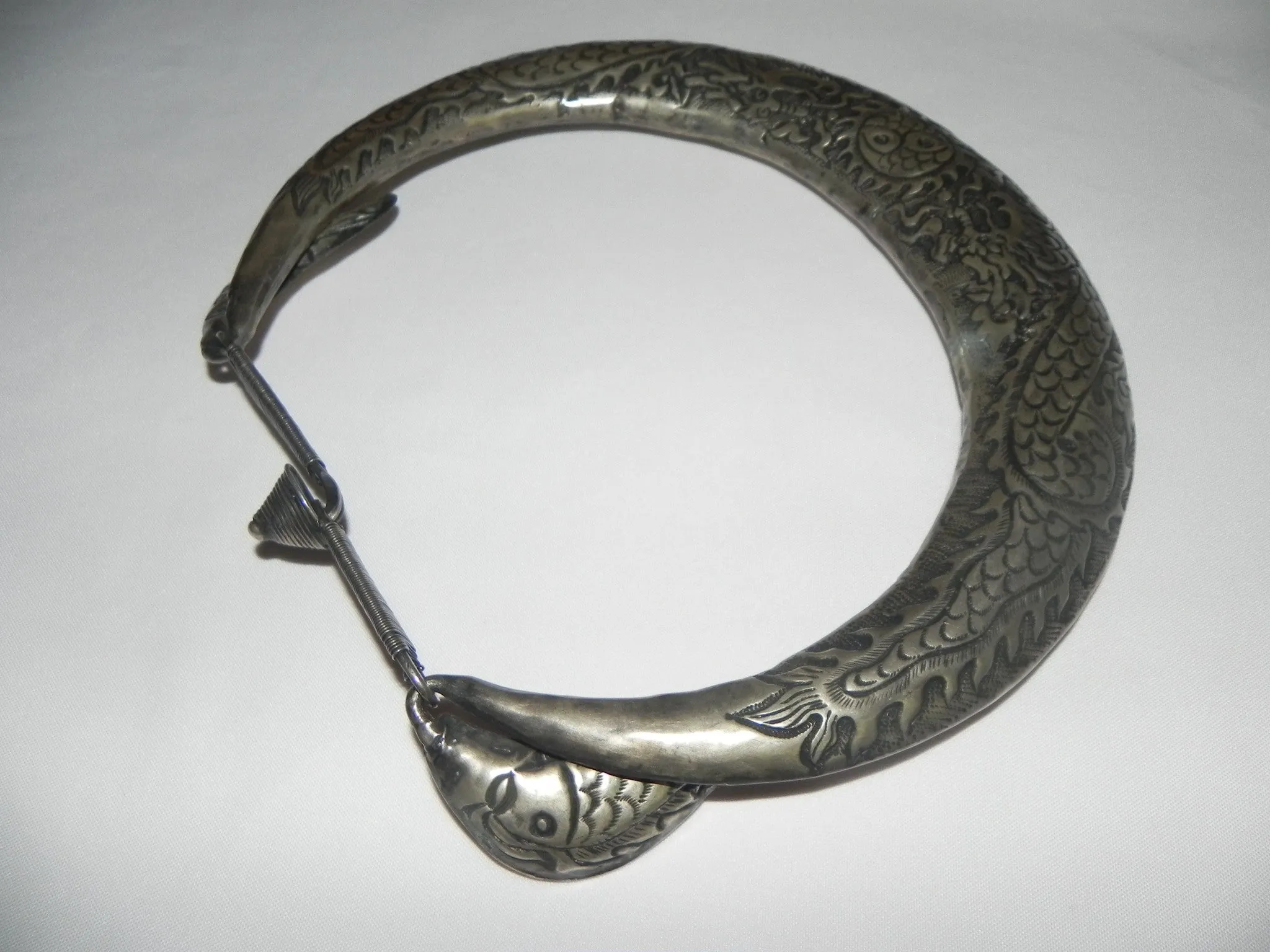 Miao Necklace, Burning Fish & Dragons
