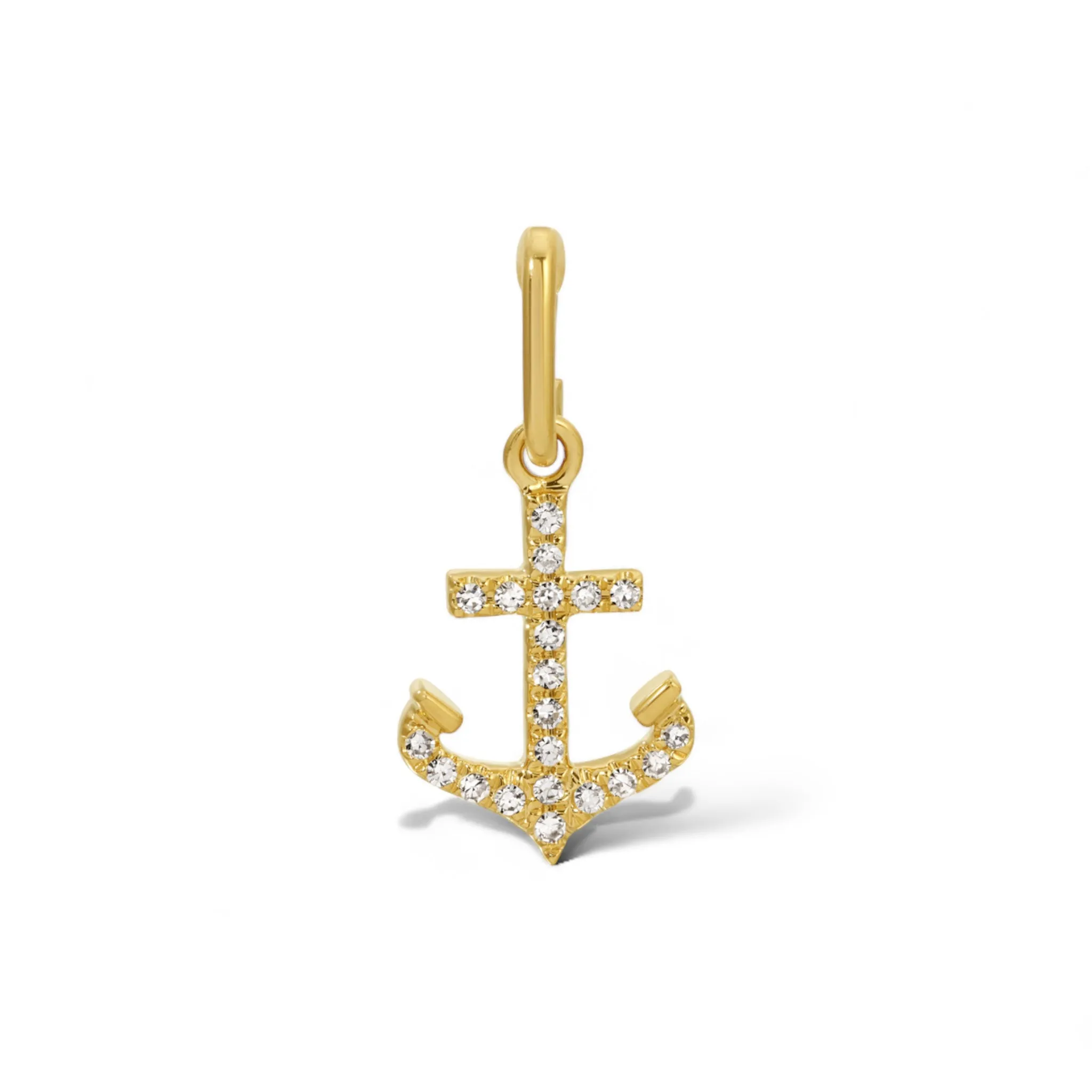 Mini Diamond Anchor Charm   Enhancer