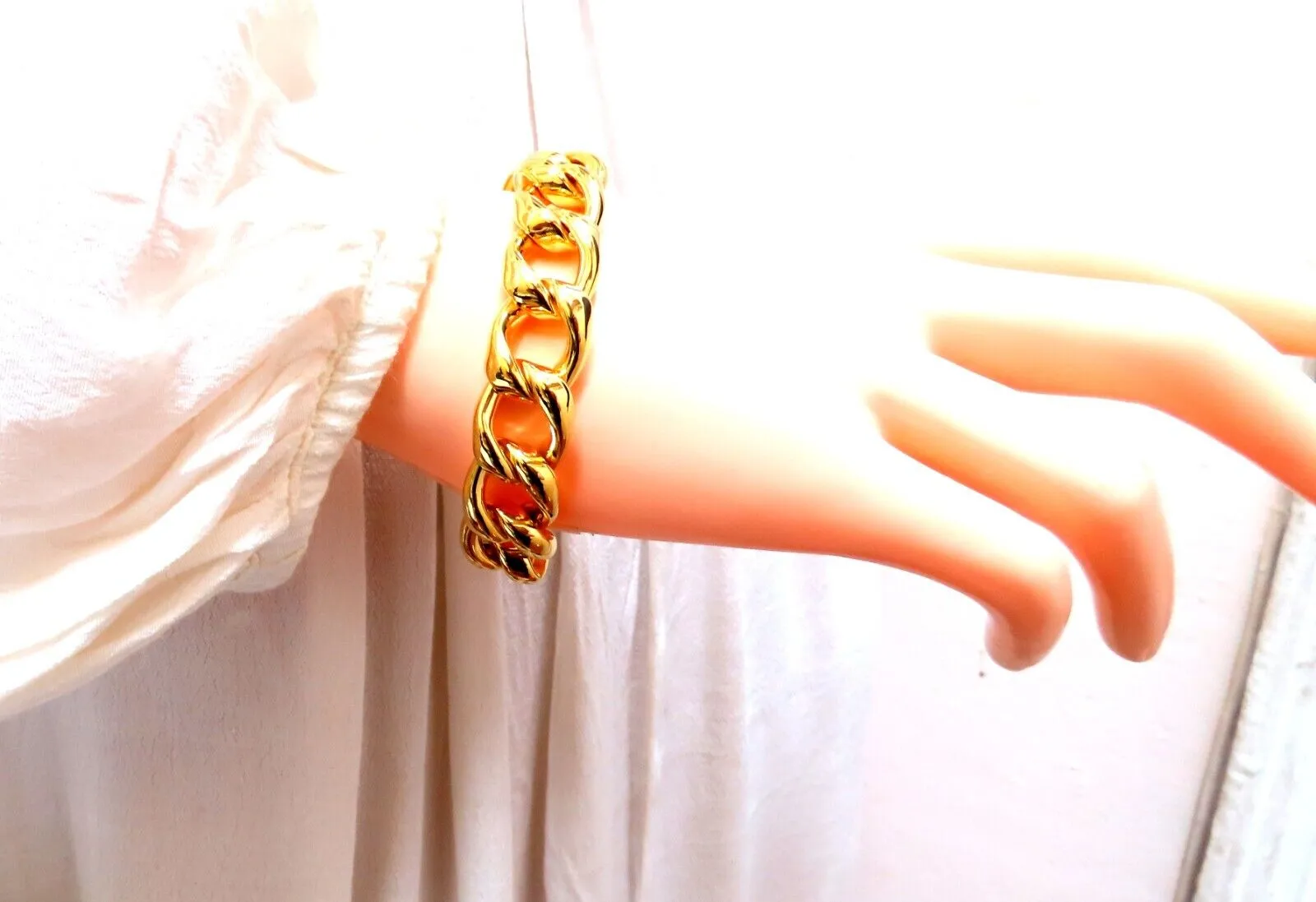 Modified Cuban Link Bracelet 14kt 63 Grams 8 Inch