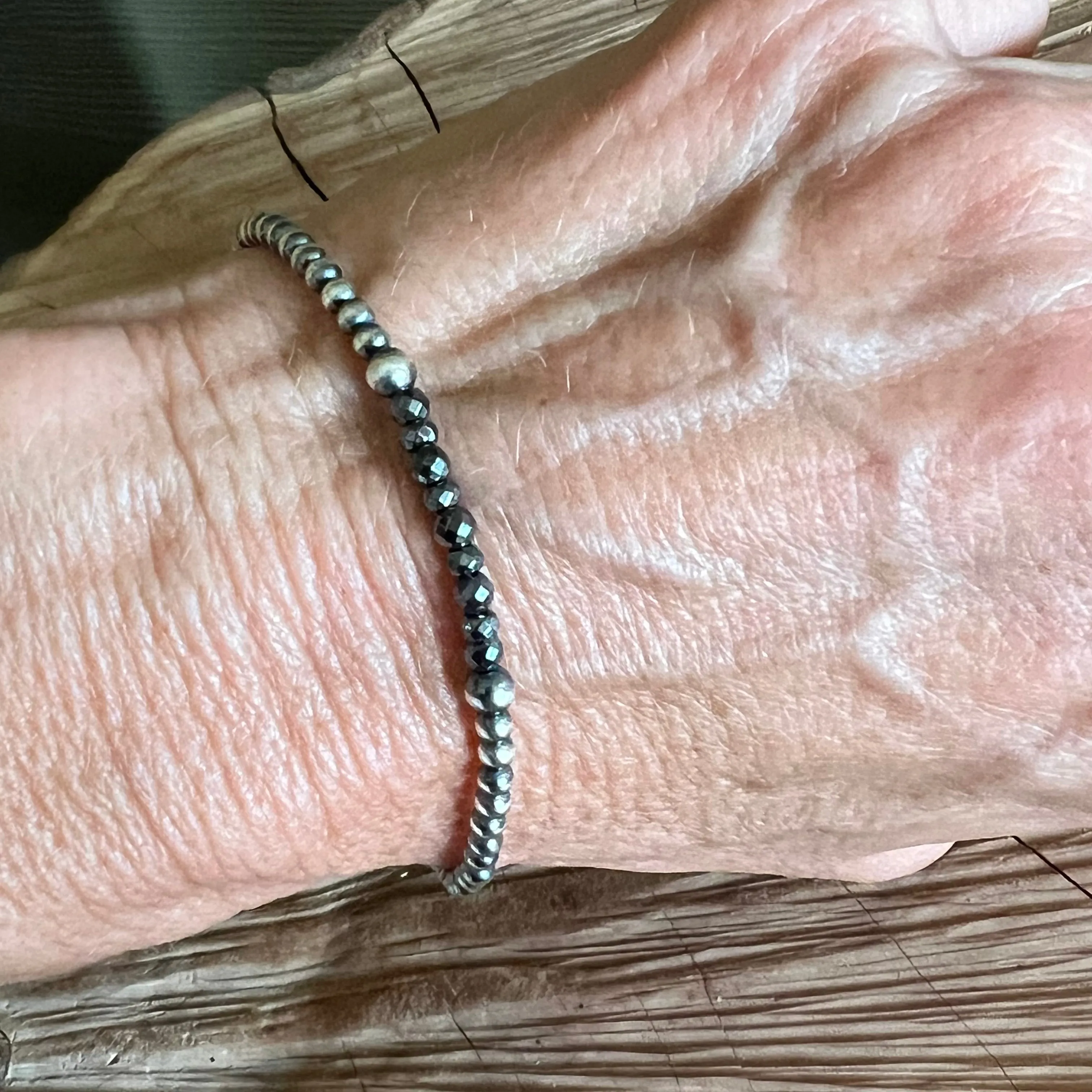 Navajo Pearl Hematite Bracelet