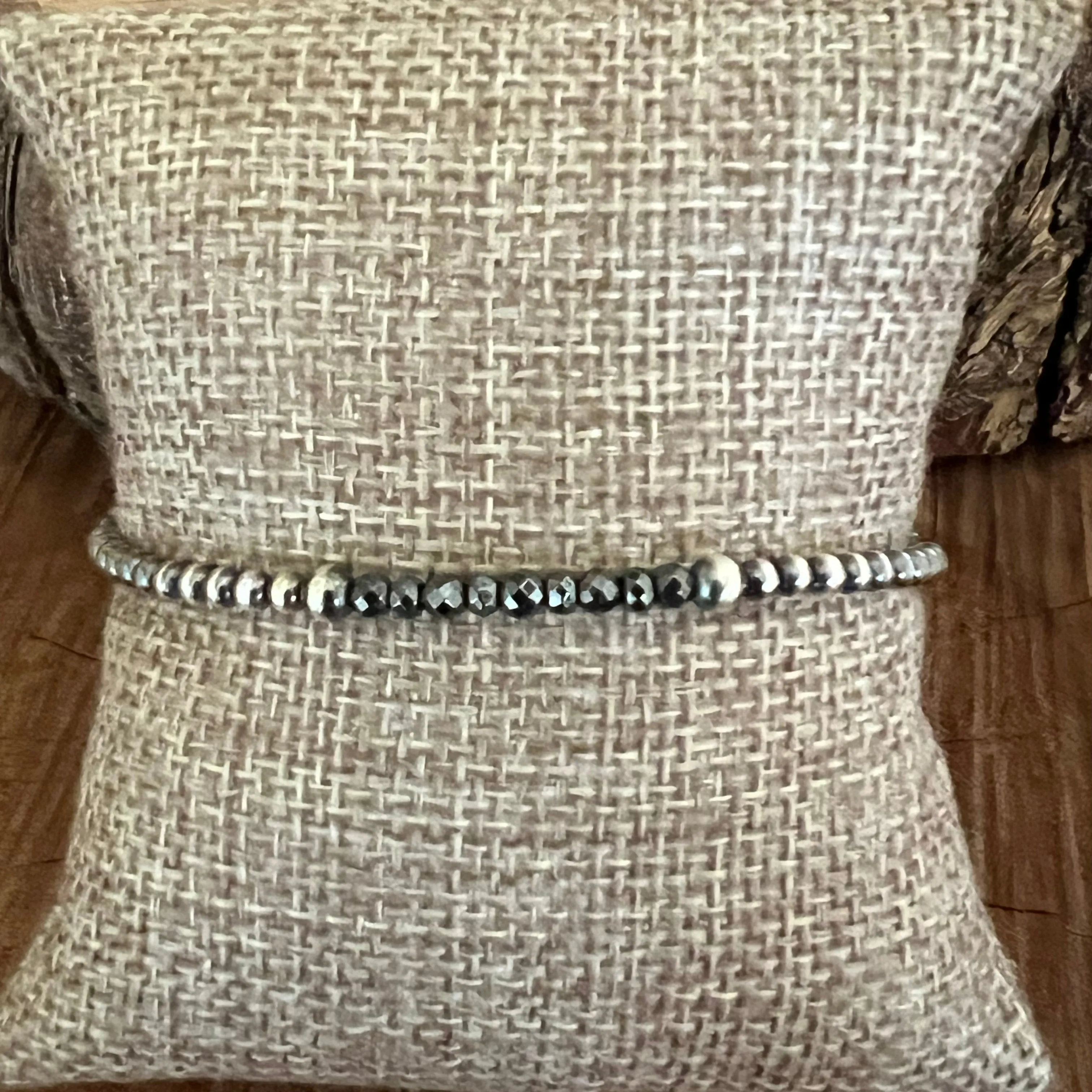 Navajo Pearl Hematite Bracelet