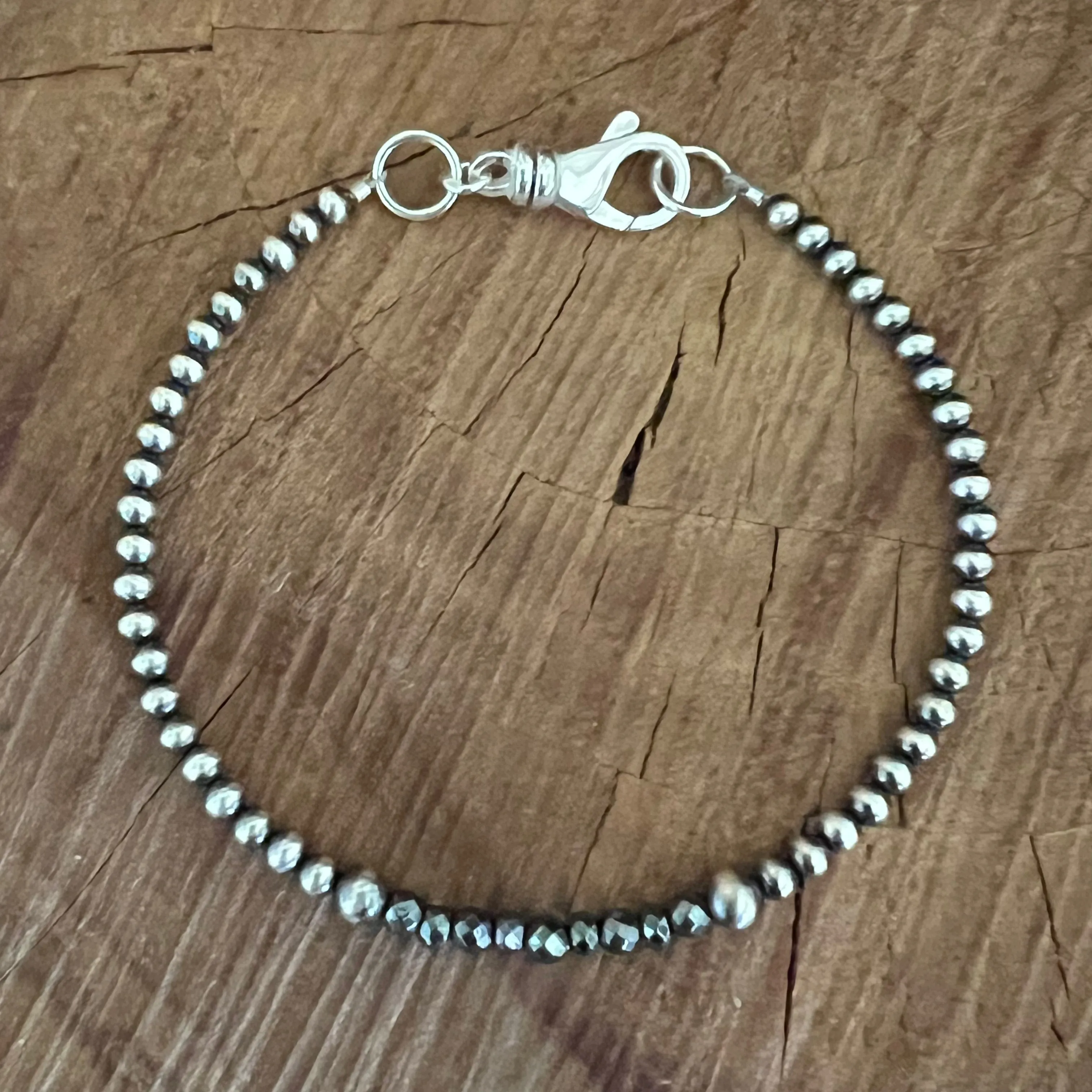 Navajo Pearl Hematite Bracelet