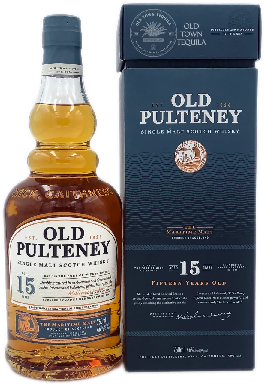 Old Pulteney Single Malt Scotch 15 year 750 ml