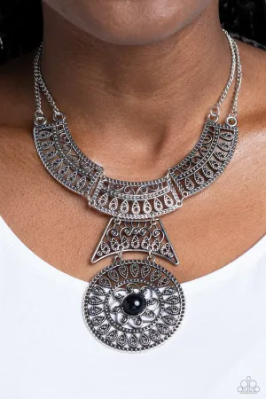 Paparazzi Fetching Filigree - Black Necklace