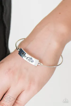 Paparazzi Hustle Hard Bracelet Silver