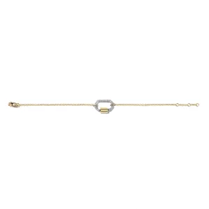Pave Diamond Lock Bracelet
