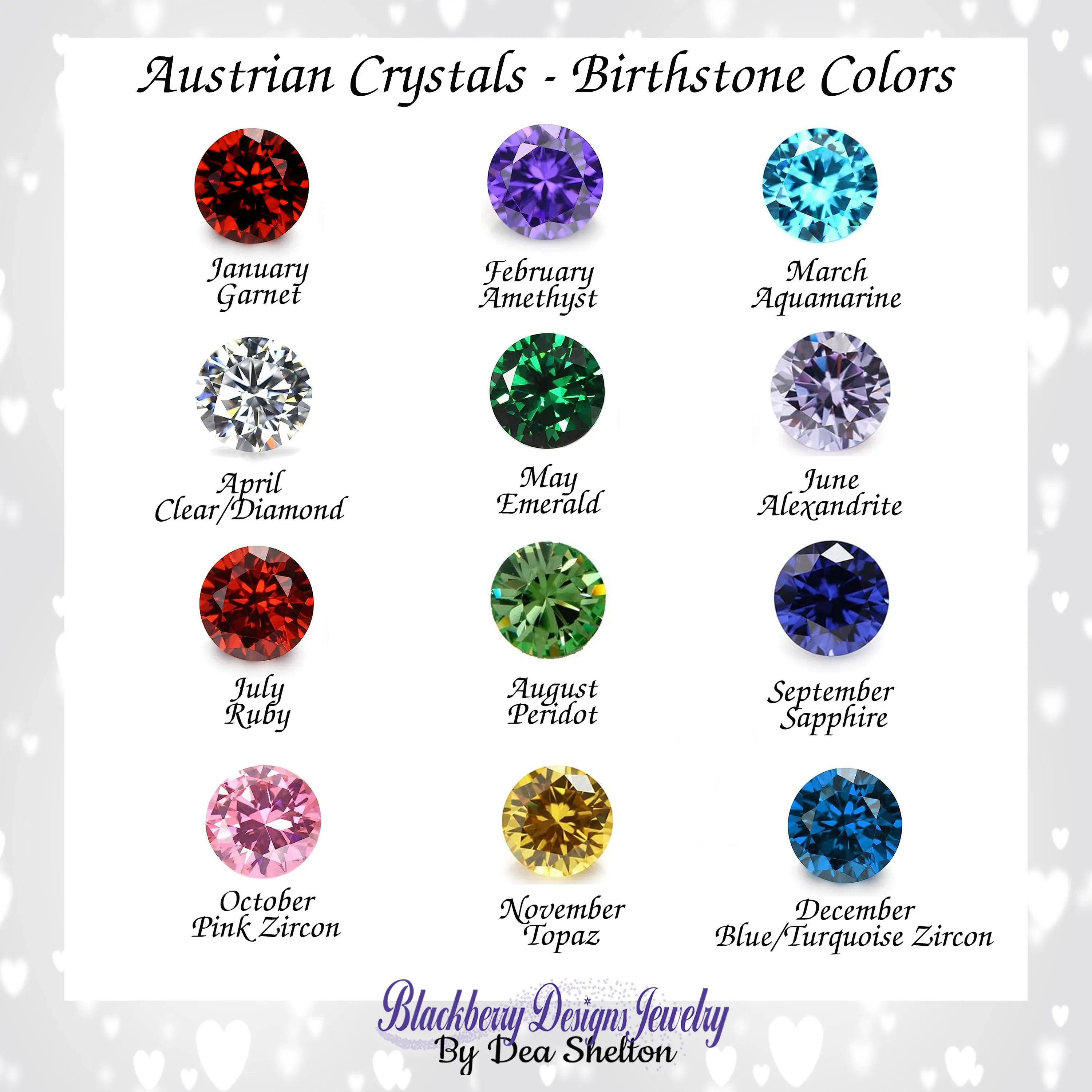 Personalized Birthday Bracelet, Choice of Charms & Birthstone