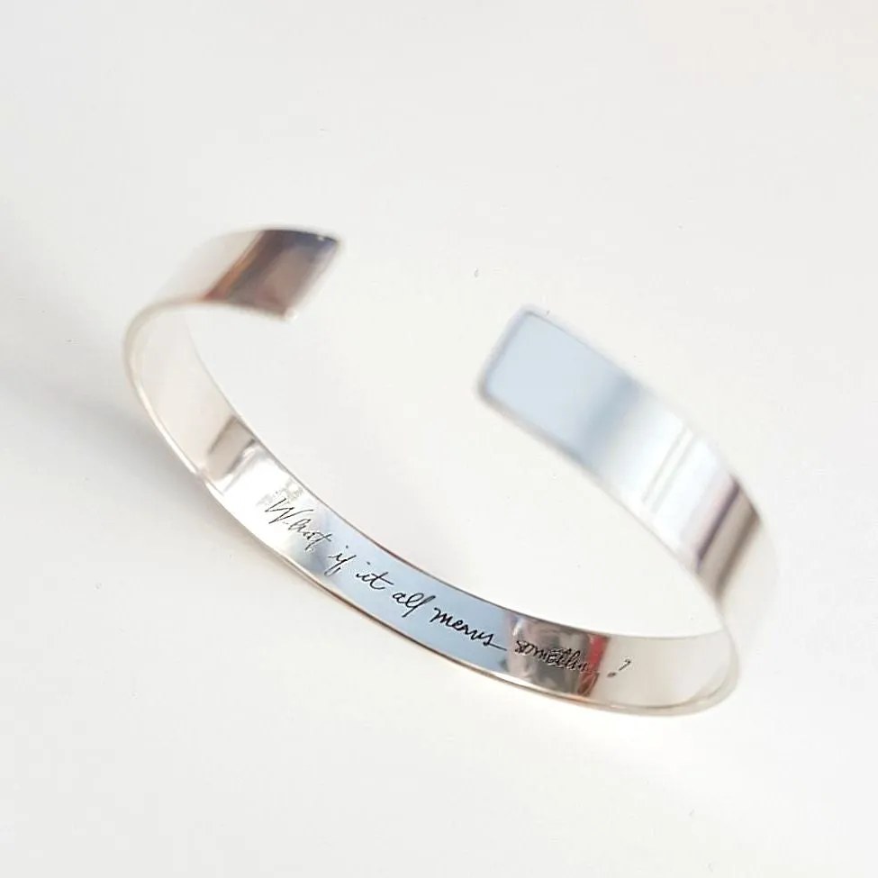 Personalized Signature Bracelet