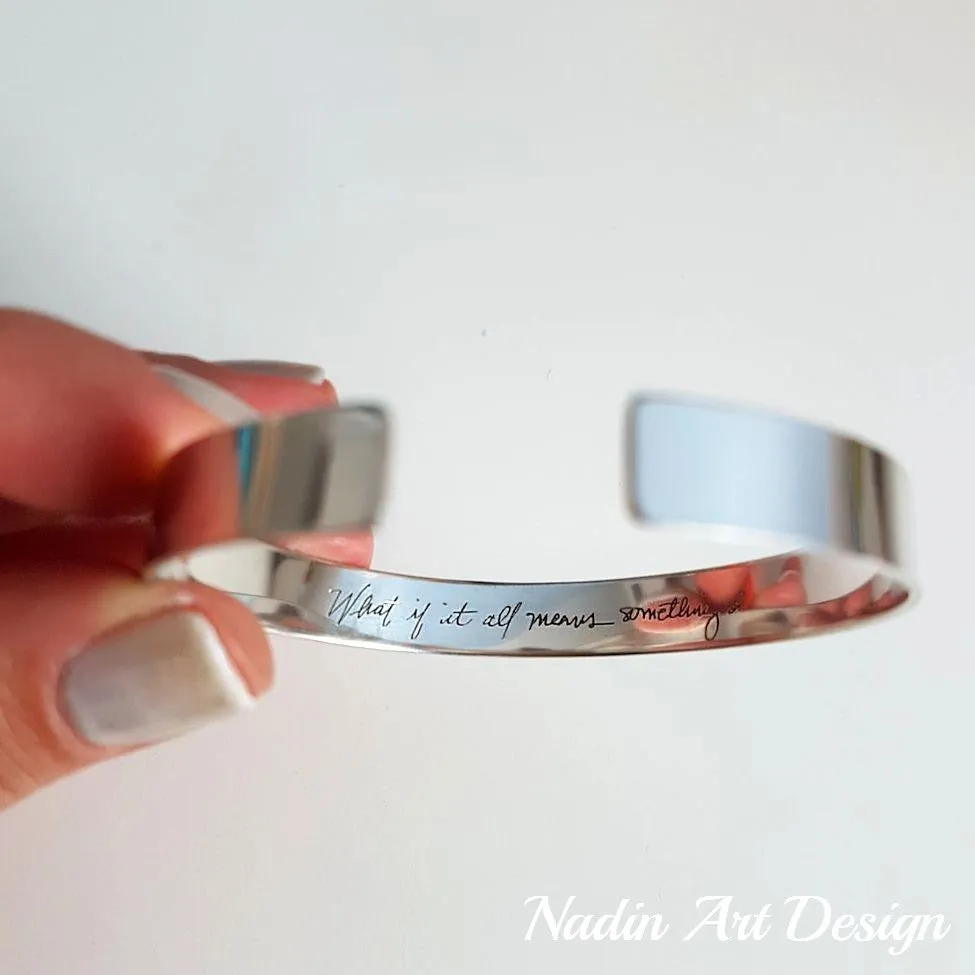 Personalized Signature Bracelet