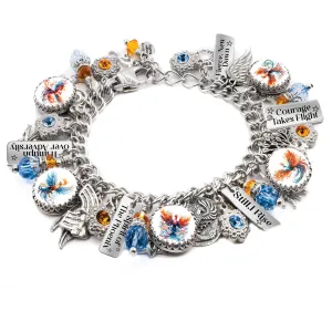 Phoenix Charm Bracelet, Rise From the Ashes