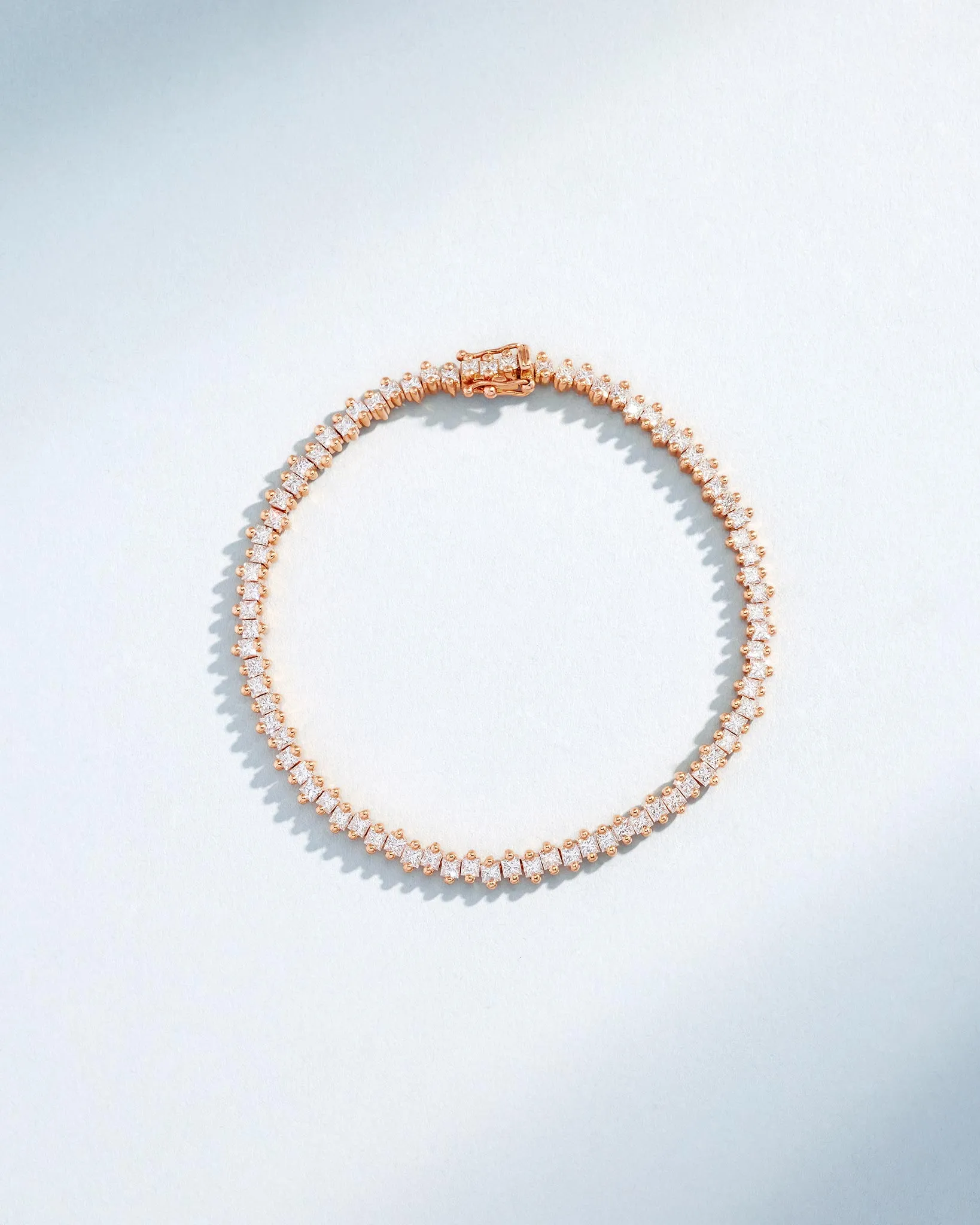 Princess Midi Diamond Tennis Bracelet