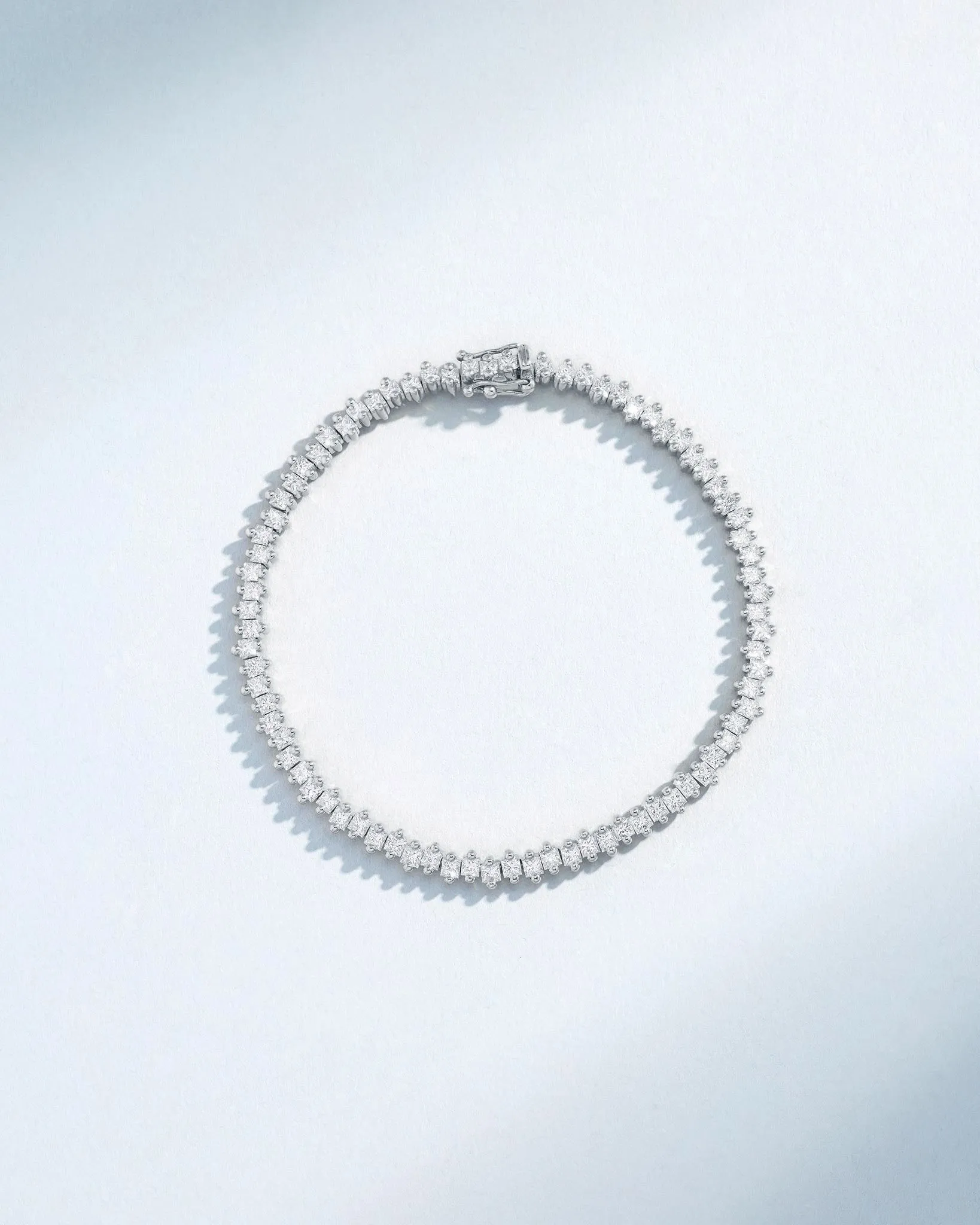 Princess Midi Diamond Tennis Bracelet