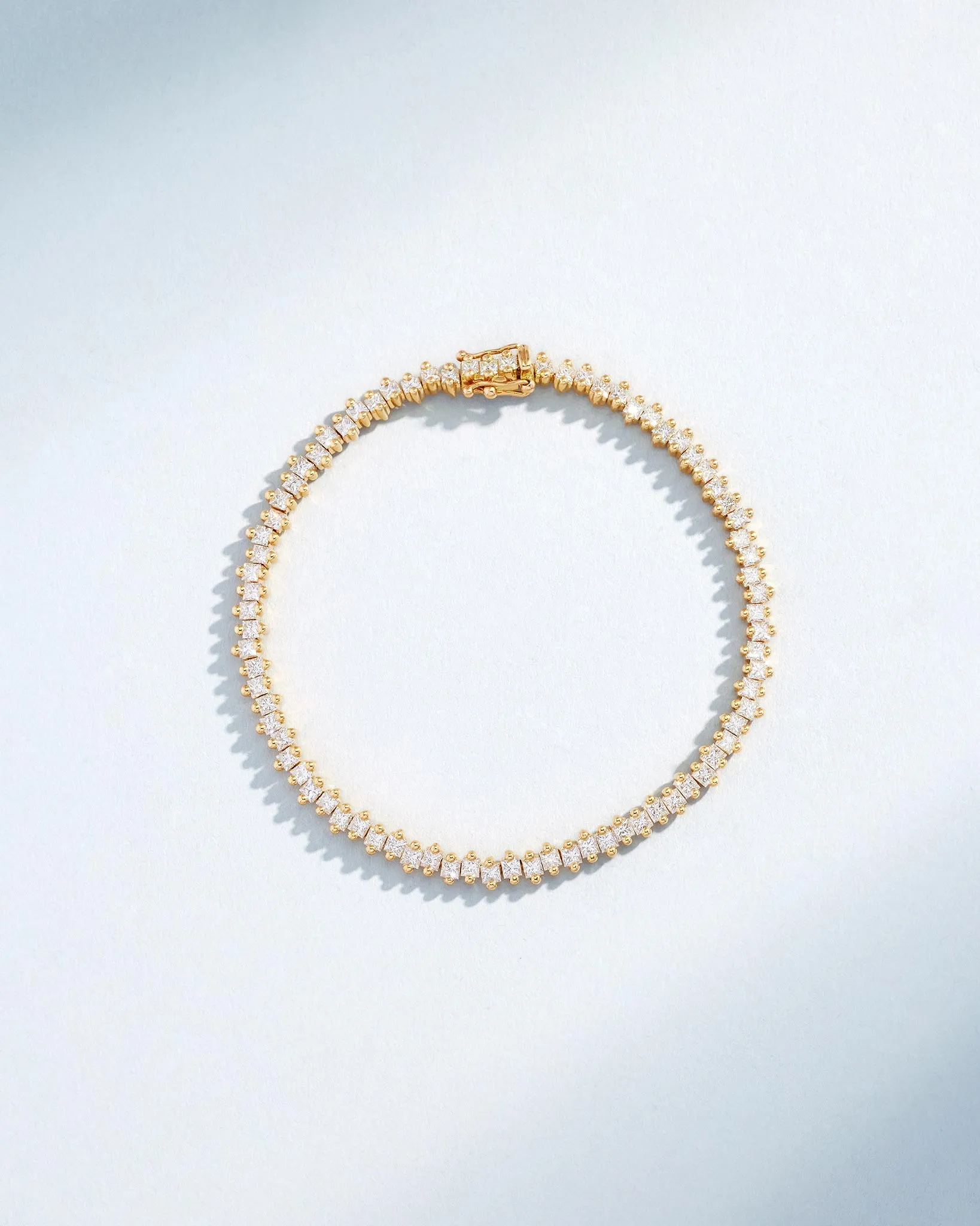 Princess Midi Diamond Tennis Bracelet