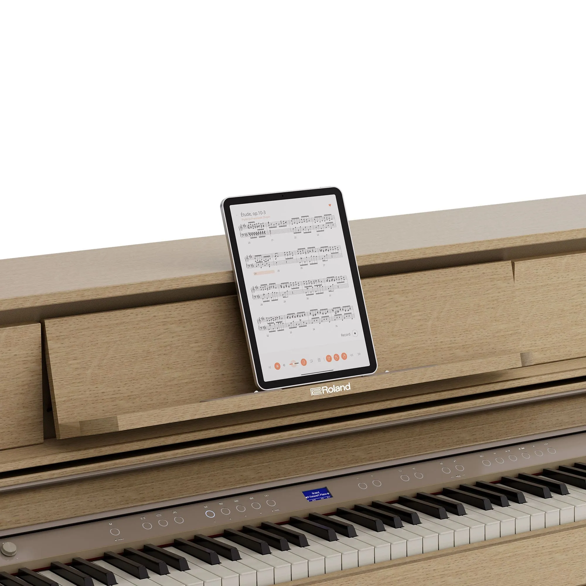Roland LX-5-LA Digital Upright Piano Light Oak