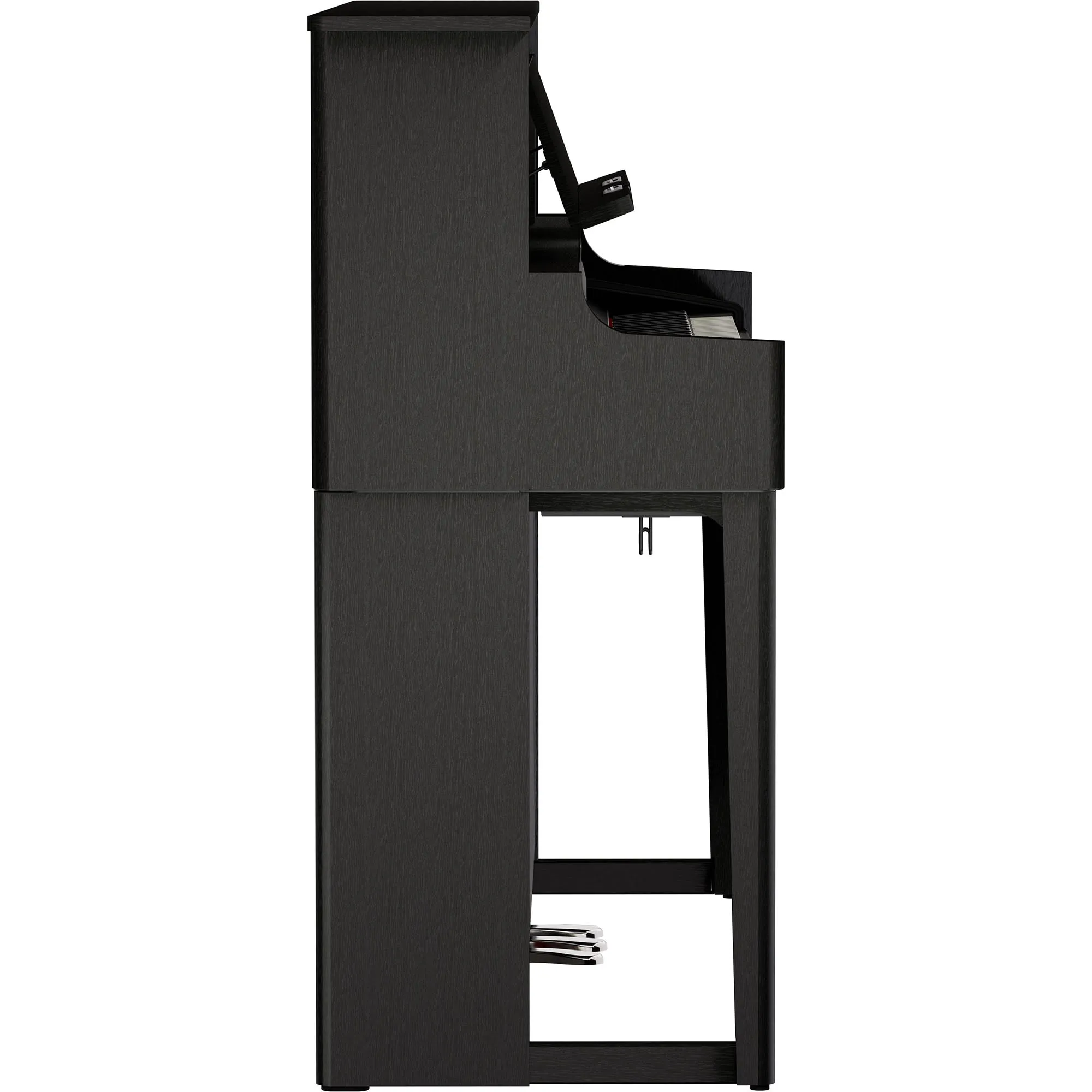 Roland LX-6-CH Digital Upright Piano Charcoal Black Bundle