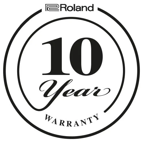Roland LX-6-PE Digital Upright Piano Polished Ebony Bundle