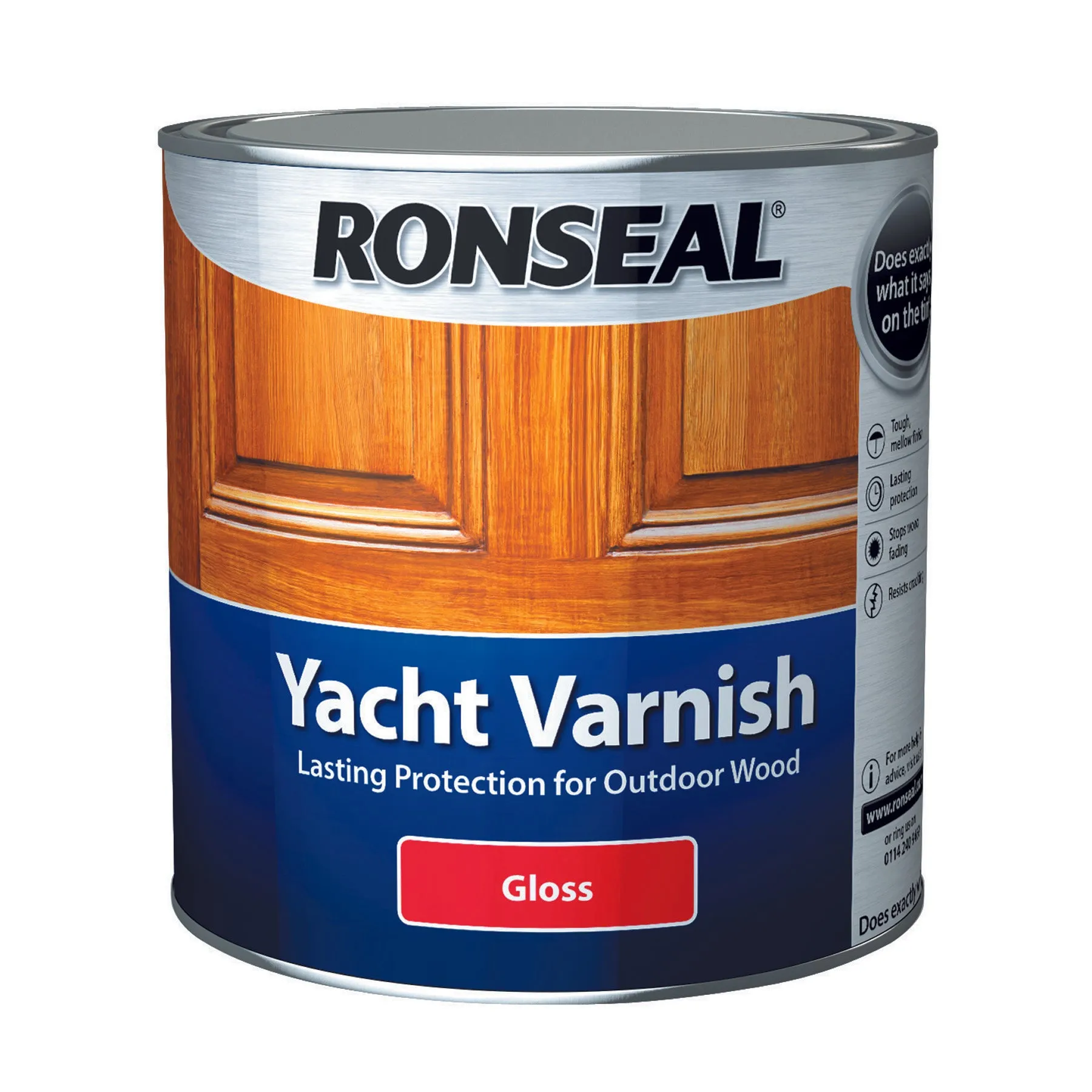 Ronseal Ultra Tough Varnish 2.5L Hardglaze