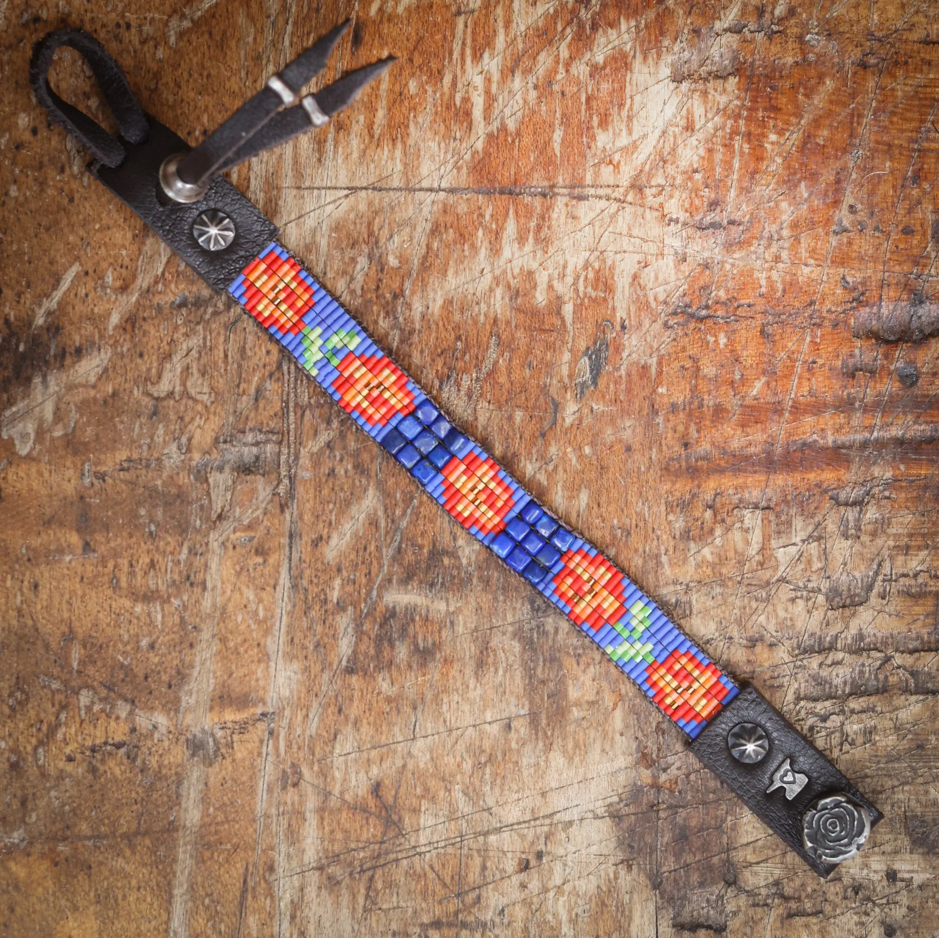 Rosas Bracelet in Royal Blue with Lapis