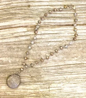 Round Filigree Soldered Necklace
