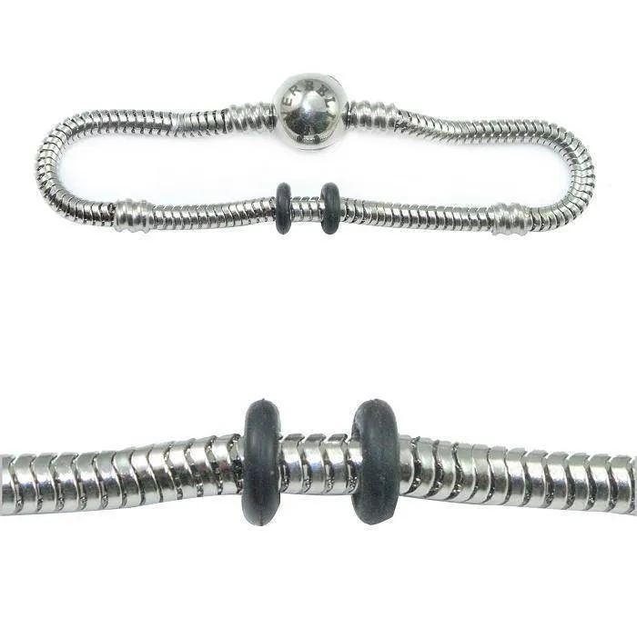 Rubber Stopper 4pcs for Moments Bracelet