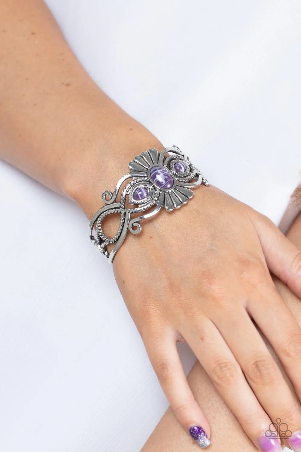 Rural Rumination - Purple Bracelet