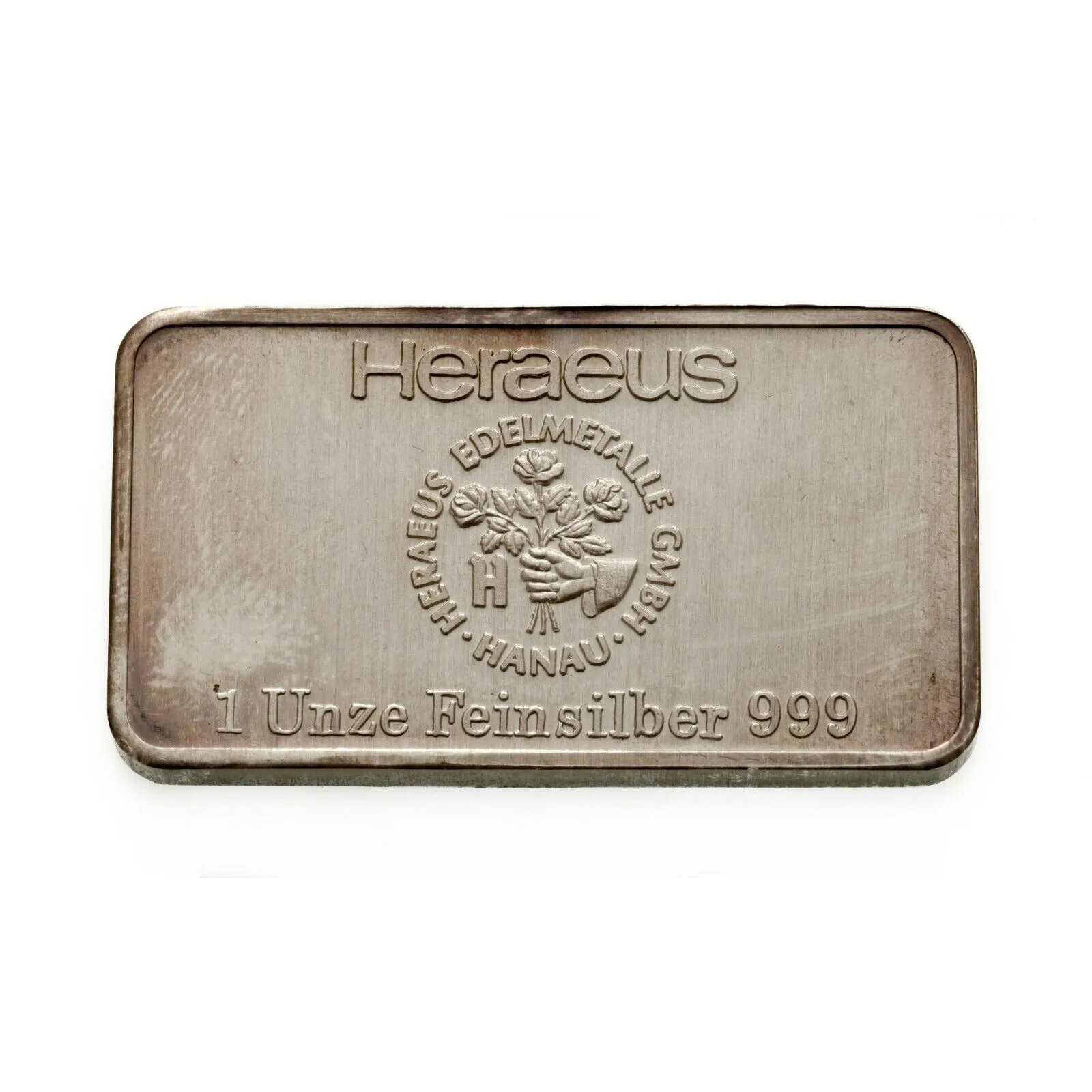 Schloss Philippsruhe, Hanau Silver Art Bar By Heraeus Germany Mint 1 oz Pure