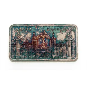 Schloss Philippsruhe, Hanau Silver Art Bar By Heraeus Germany Mint 1 oz Pure