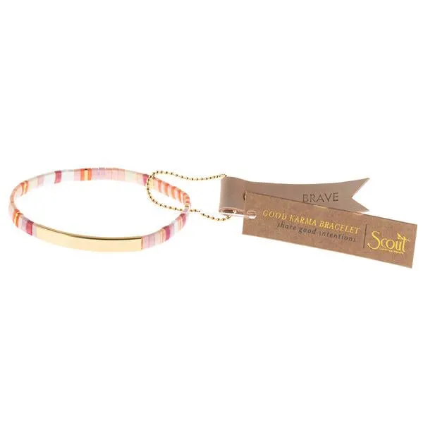 Scout Curated Wears Good Karma Miyuki Bracelet - Brave