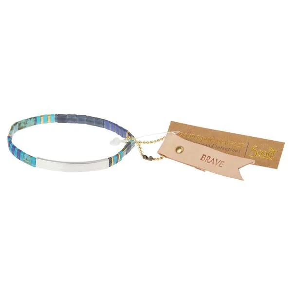 Scout Curated Wears Good Karma Miyuki Bracelet - Brave