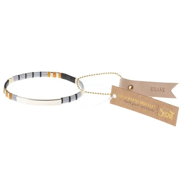 Scout Curated Wears Good Karma Miyuki Bracelet - Brave