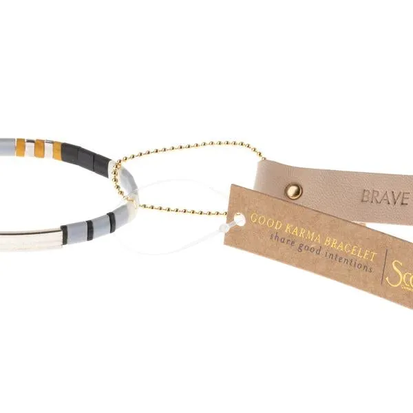 Scout Curated Wears Good Karma Miyuki Bracelet - Brave