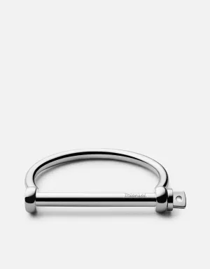 Screw Cuff, Sterling Silver