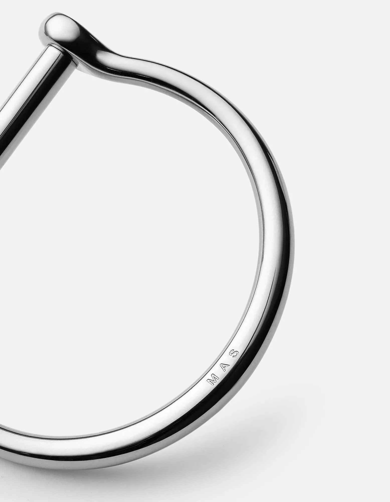 Screw Cuff, Sterling Silver