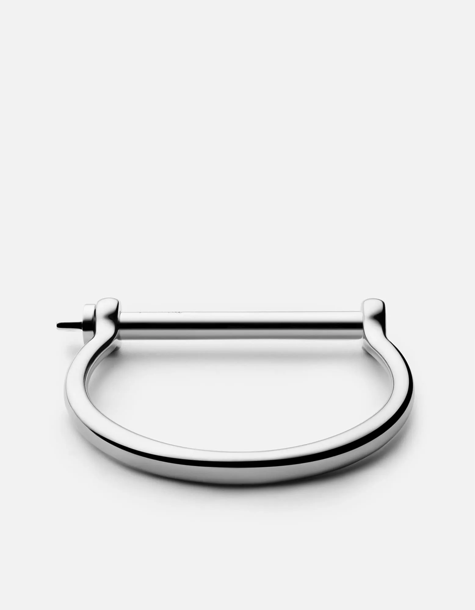Screw Cuff, Sterling Silver