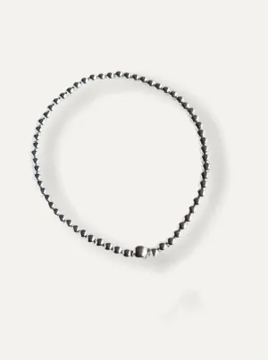 Silver Bobble Bracelet - Plain