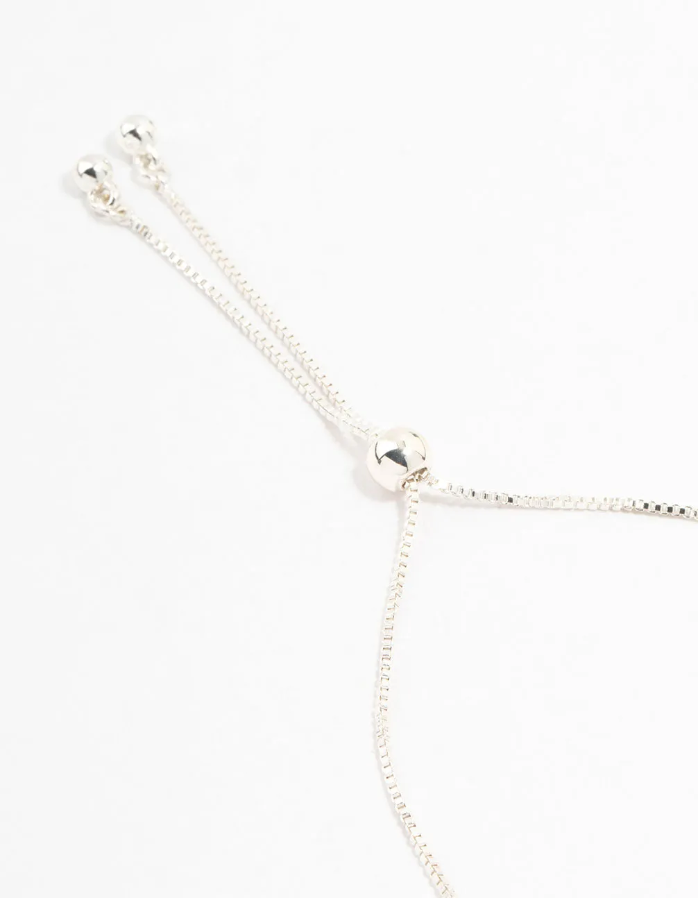 Silver Czech Bohemia Crystal Star Toggle Bracelet