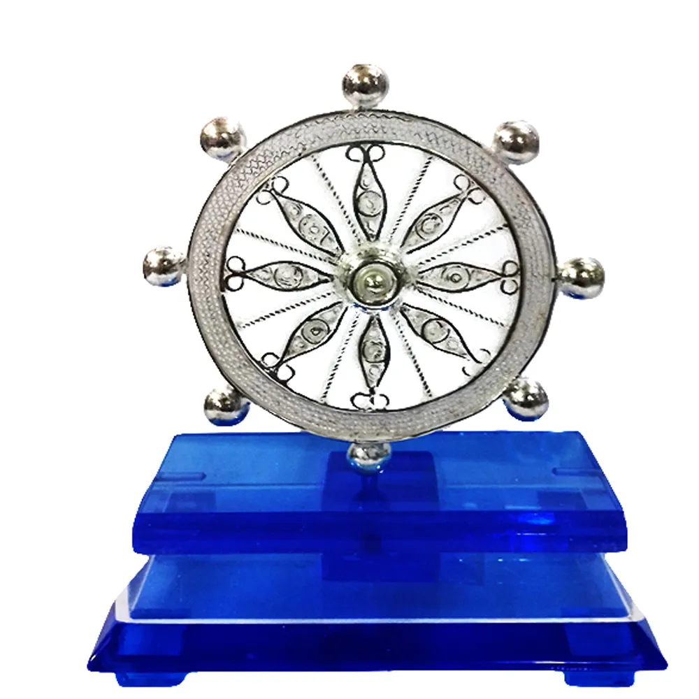 Silver Filigree Konark Wheel
